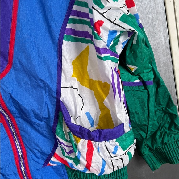 Colorful Windbreaker Track Jacket - Picture 3 of 4